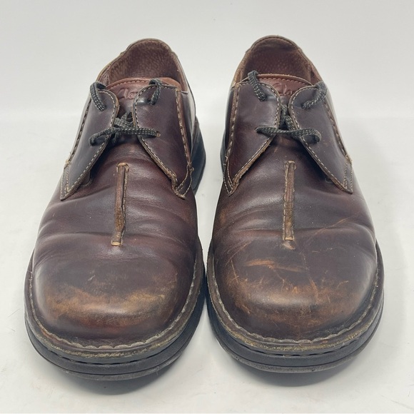 Clarks Active Air Shoes Mens 10.5 M Brown Leather Bicycle Toe Casual Comfort main image 12